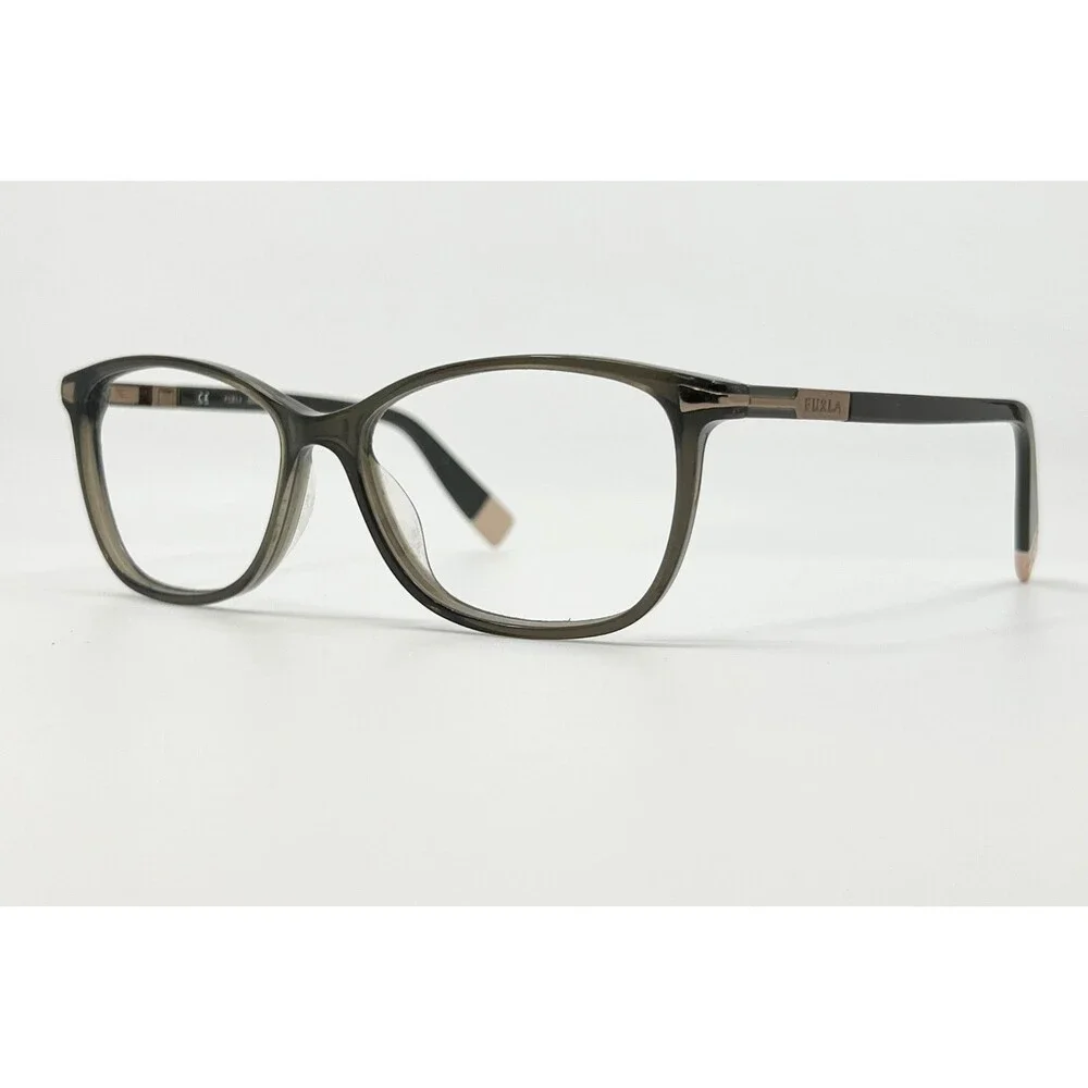 Furla Eyeglasses Womens Gray VFU170K 06S8 Designer Cat Eye Frames 135